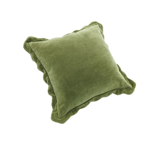18" Green Velvet Pillow by Ashland®